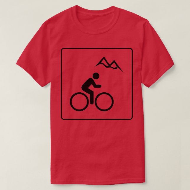 T-shirt Icône VTT 1 (Design devant)