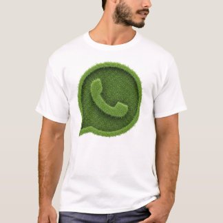 T-shirt Icône WhatsApp Inspirée de la Nature – Transparenc