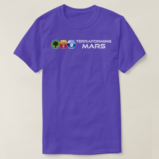 T-shirt Icônes couleur Mars Terraformer (Design devant)