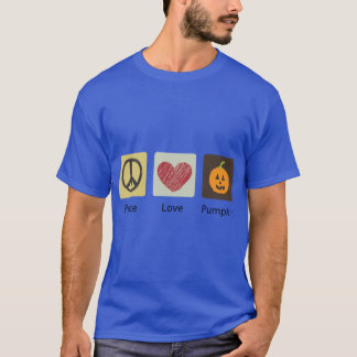 T-shirt Icônes d'application de citrouille