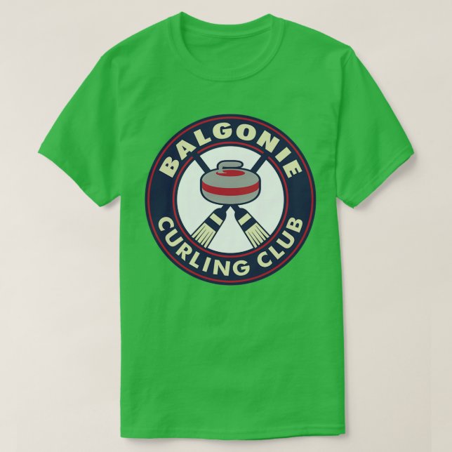 T-shirt Icônes de curling de balgonie (Design devant)