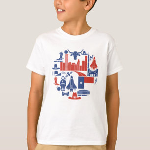 T-shirt Icônes de Houston le Texas
