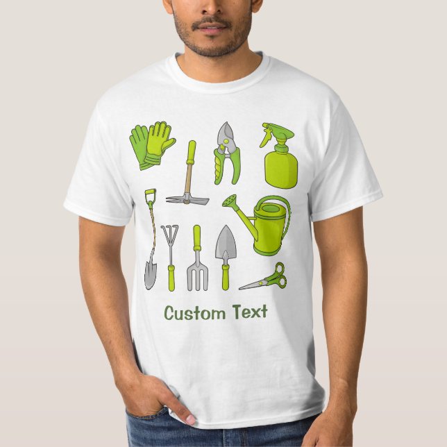 T-shirt Icônes de jardin (Devant)