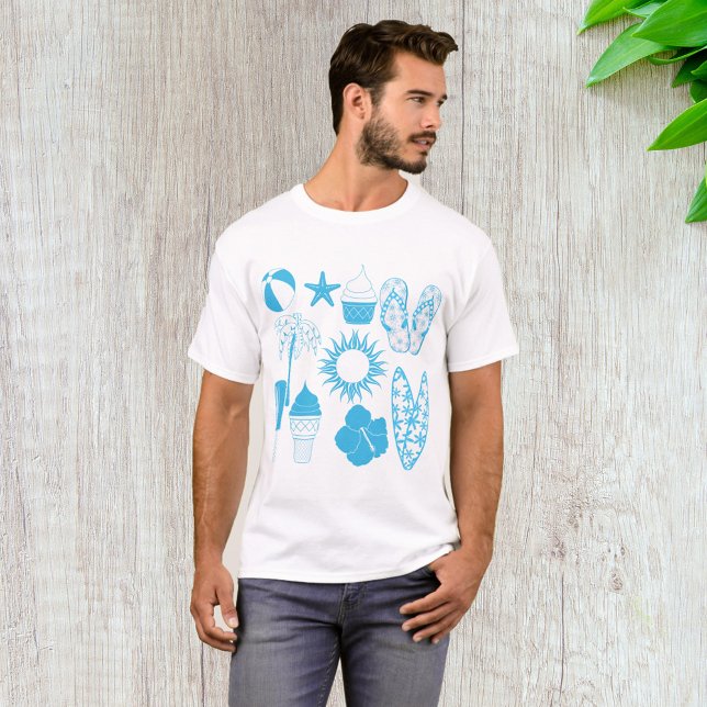 T-shirt Icônes de l'été (Créateur téléchargé)