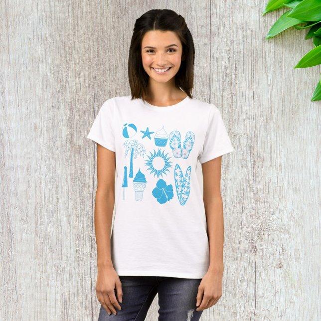 T-shirt Icônes de l'été (Créateur téléchargé)