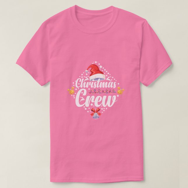 T-shirt Icônes de Noël mignonnes Éléments festifs (Design devant)