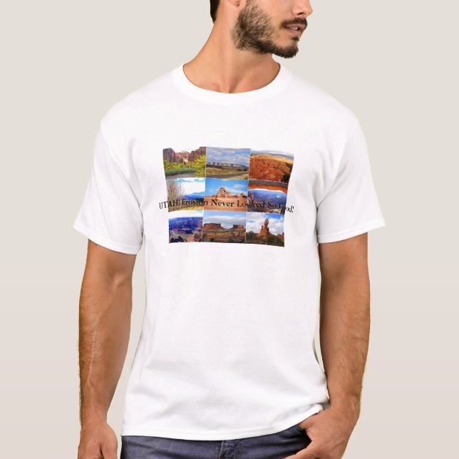 T-shirt Icônes de paysage de l'Utah (Devant)
