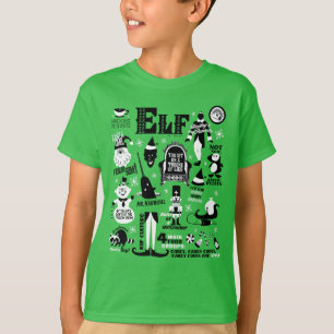 T-shirt Icônes Elf et citations de films