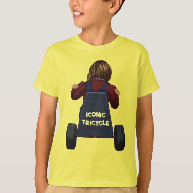T-shirt Iconic Tricycle Halloween mignonne garçon fille 20 (Devant)