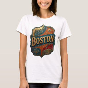 T-shirt Iconique Gold BOSTON