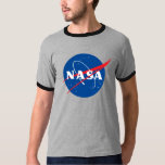 T-shirt Iconique NASA Retro Moon Grey / Eclipse Black<br><div class="desc">AVIS IMPORTANT : Insignes et identificateurs de la NASA fournis et utilisés avec la permission de la NASA.</div>