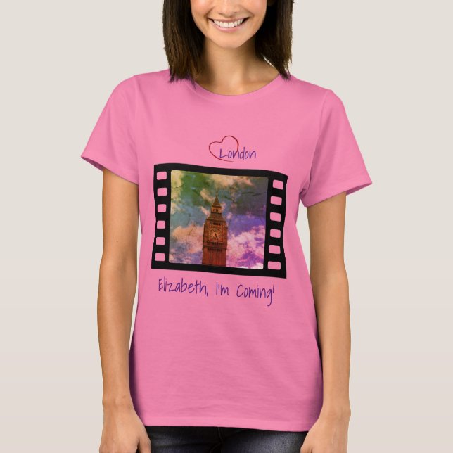 T-shirt iconique tour à horloge "Big Ben" (Devant)