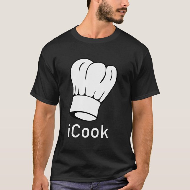 T-shirt Icook Funny Cook Chef (Devant)