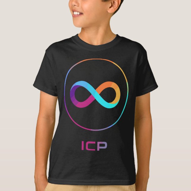 T-shirt ICP Crypto DFINITY Internet Computer Cryptocurry (Devant)