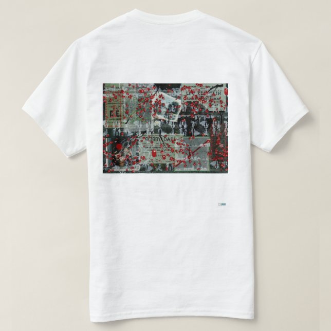 T-Shirt ICRed – Collage au dos (Design dos)