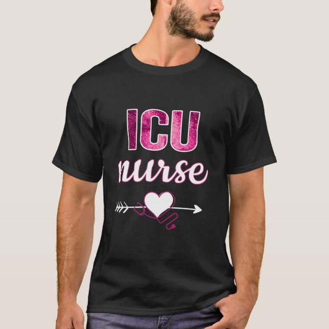 T-shirt Icu Nurse Intensive Care Unit Nurse Icu Nursing (Devant)