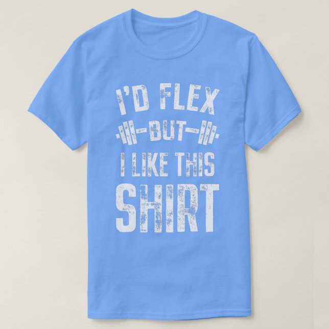 T-shirt Id Flex Mais J'Aime Son Fitness Gym Men Drôle Trav (Design devant)