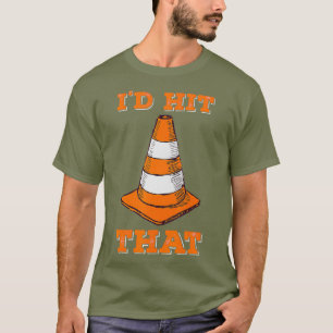 T-shirt ID Hit Que Je Drôle Conception Autocross Avec Cô