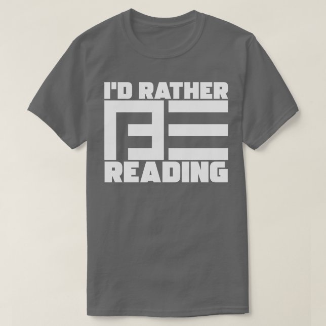 T-shirt Id Plutôt Lecture 1 (Design devant)