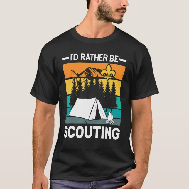 T-shirt Id Plutôt Scoutisme (Devant)