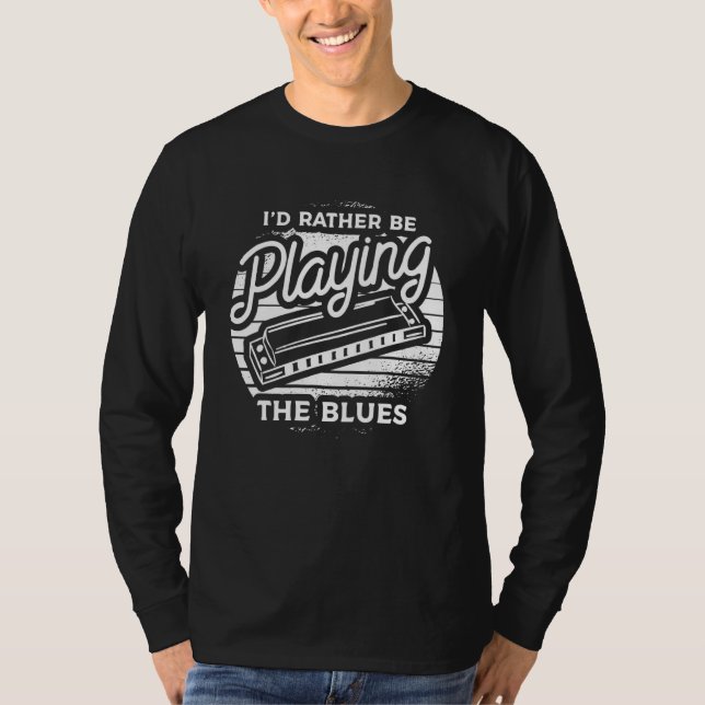 T-shirt I'd Rather Be Playing (Devant)