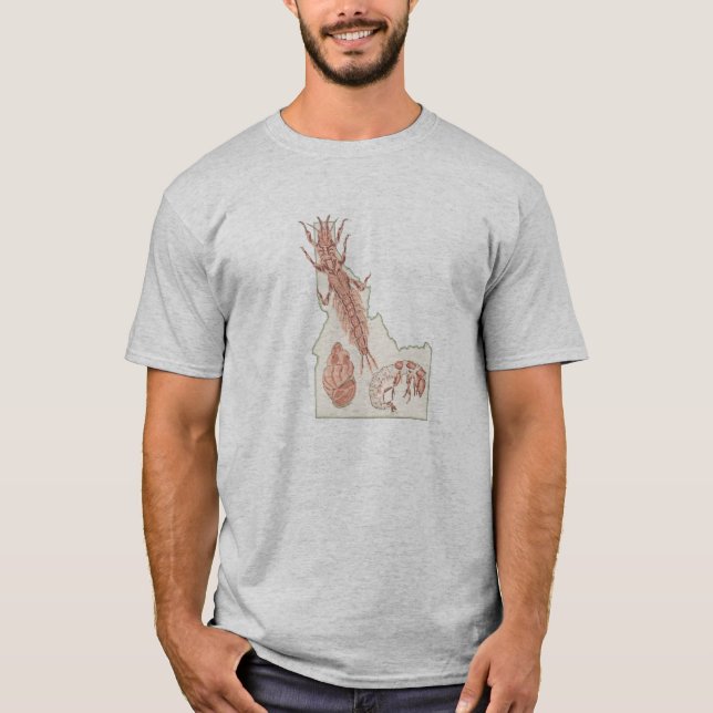 T-shirt Idaho aqautic macroinvertebrates (Devant)