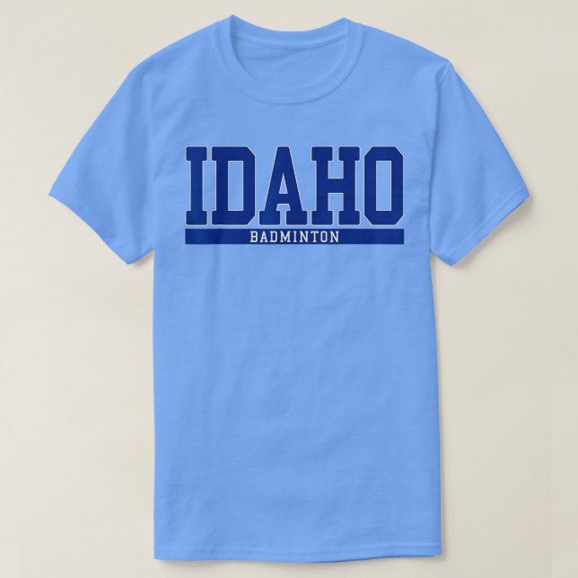 T-shirt Idaho Badminton (Design devant)