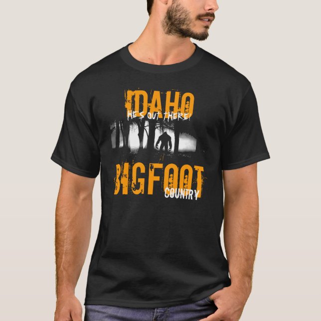 T-shirt Idaho Bigfoot pour hommes (Devant)