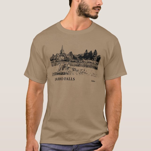 T-shirt Idaho Falls Idaho (Devant)