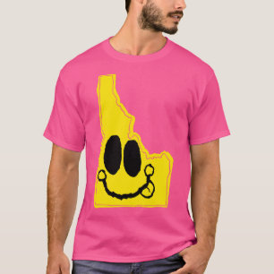 T-shirt Idaho Happy Face avec la langue sort