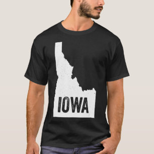 T-shirt Idaho Iowa Idawa Où Êtes-Vous De Géographe Drôle