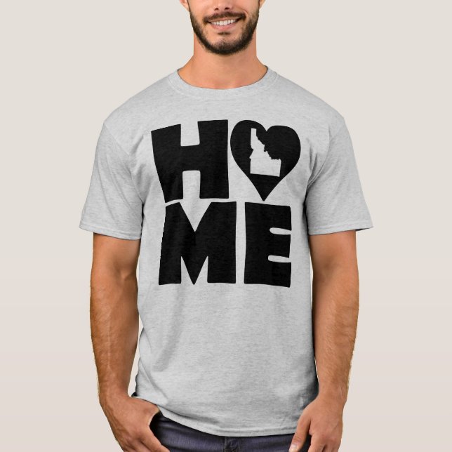 T-Shirt Idaho Maison Heart State Tees (Devant)