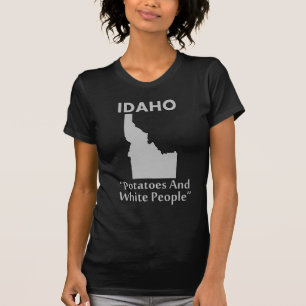 T-shirt Idaho - Pommes De Terre Et Blancs
