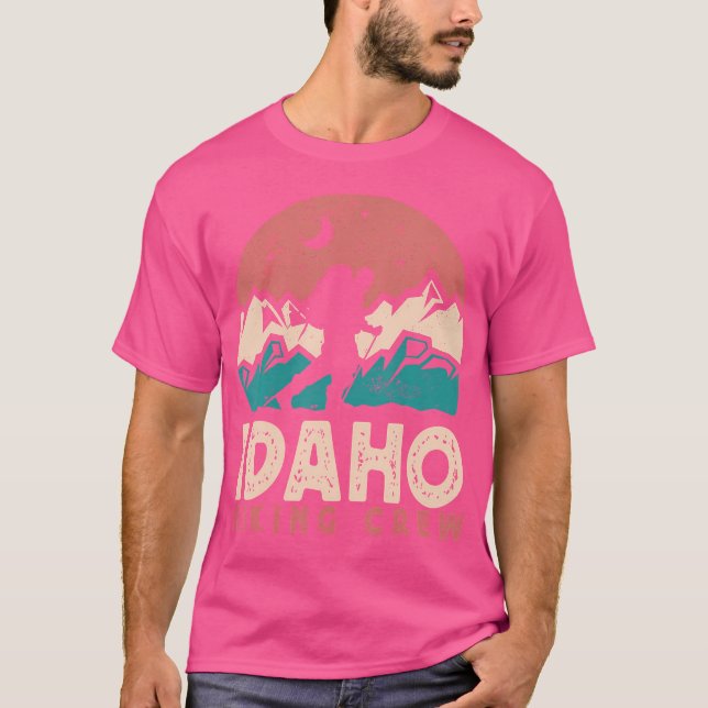 T-shirt Idaho Randonnée Randonneurs Amateurs Parcs Nationa (Devant)
