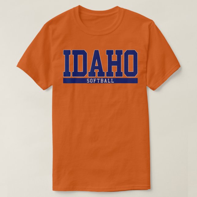 T-shirt Idaho Softball (Design devant)