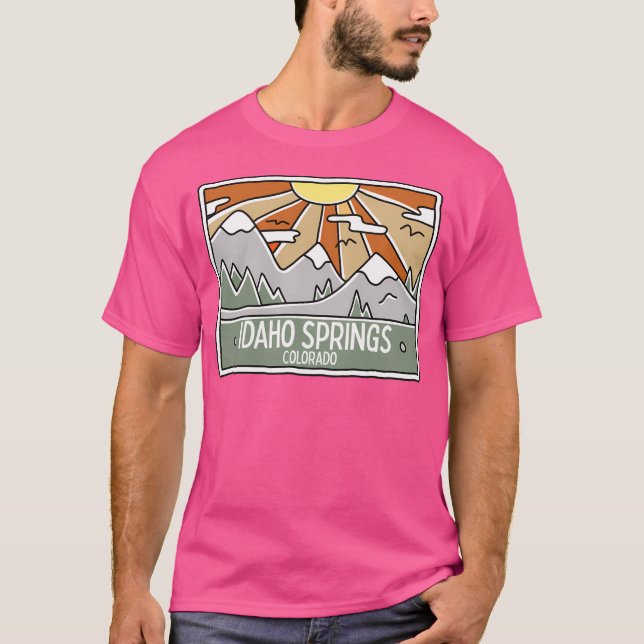 T-shirt Idaho Springs Colorado - Coco Mountain Forest (Devant)