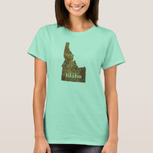 T-shirt Idaho Spud Map