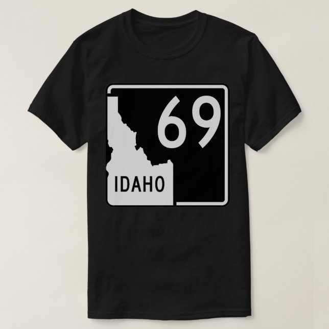 T-shirt Idaho State Highway 69 Funny Premium (Design devant)