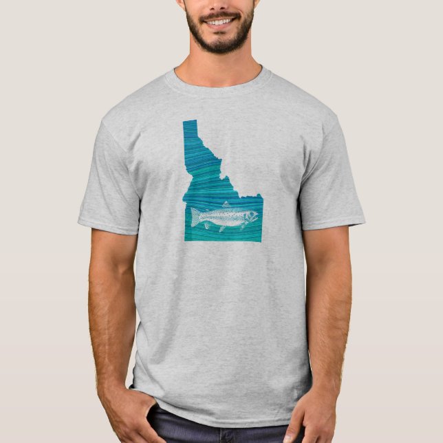 T-shirt Idaho Wave Fishing (Devant)