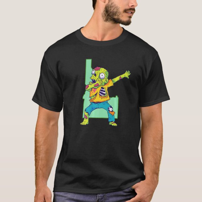 T-shirt Idaho Zombie Dabbing Amusement (Devant)
