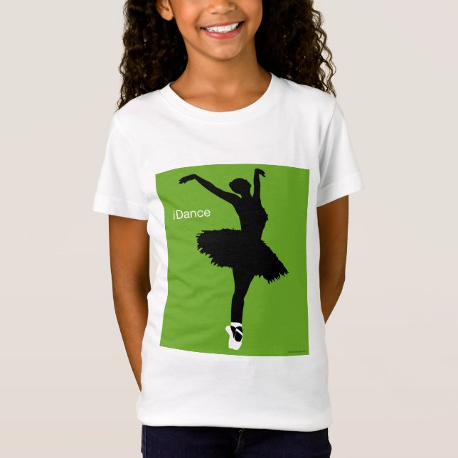 T-Shirt iDance (vert) (Devant)