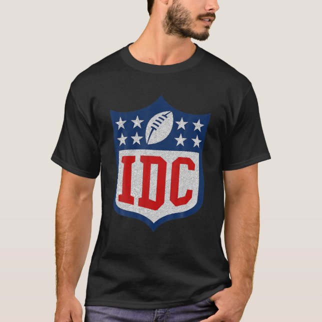 T-shirt IDC Football américain Funny I Don't Care (Devant)