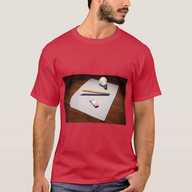 T-shirt Idea on Paper Pen Sketch Tee (Devant)