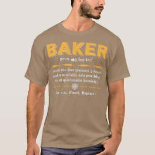 T-shirt Idéal Baker Définition Drôle Baking Dire Cadeaux