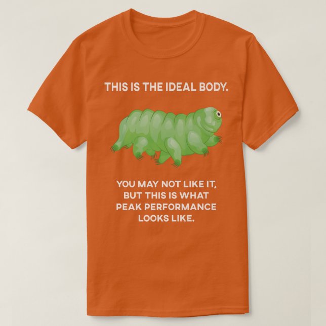 T-shirt Ideal Body Tardigrade Microbiology Science Water B (Design devant)
