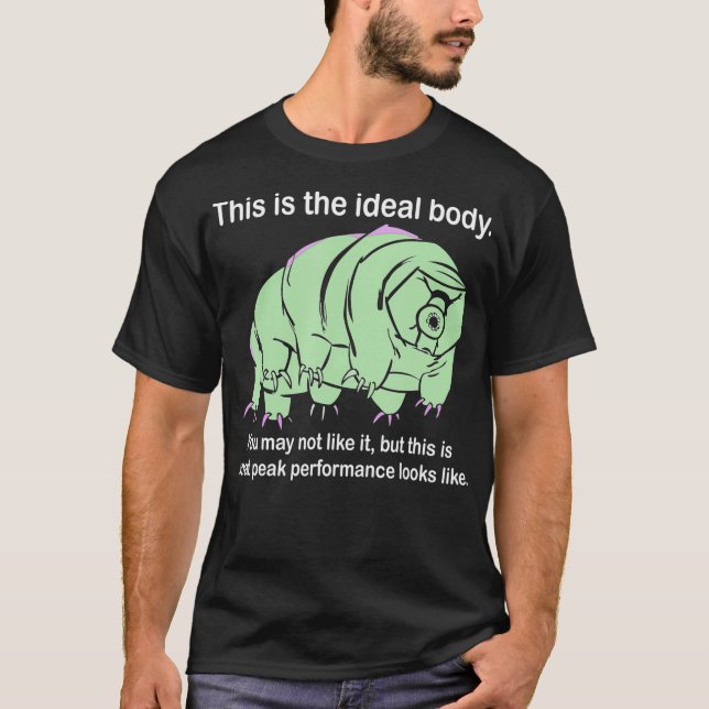 T-shirt Idéal Corps Tardigrade Cadeau Microbiologie Scienc (Devant)