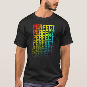 T-shirt Idéal Lgbtq+ Arc-en-ciel Gay pride Texte Fade Grap