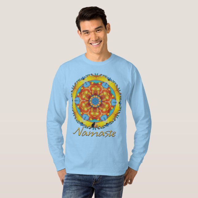 T-shirt Idéal Namaste Kaleidoscope (Devant entier)