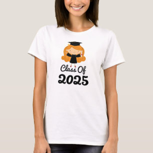 T-shirt Idée 2025 de cadeau d'obtention du diplôme pour