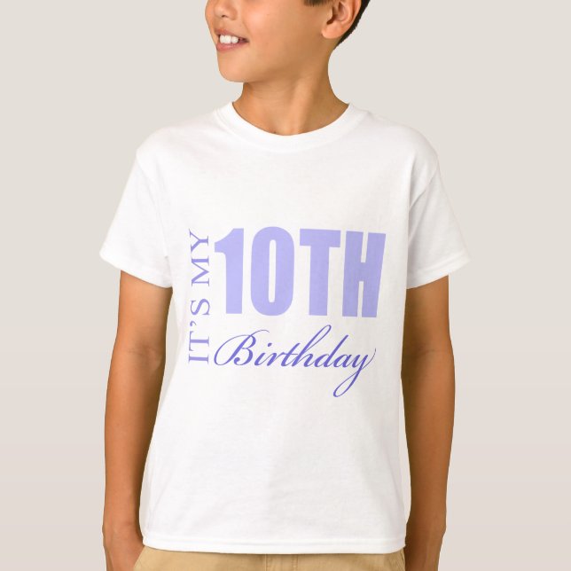 T-shirt Idée cadeau 10e anniversaire (Devant)